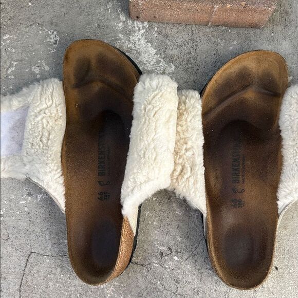 Stussy & Birkenstock shearling slides main image 5